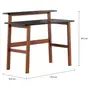ESCRIVANINHA 1,10 M X 55 CM WORKHOME - NOZES/PRETO - Foto 2