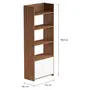 ESTANTE 2 PORTAS 72 CM X 1,89 M MINCE - FREIJÓ/BRANCO - Foto 2