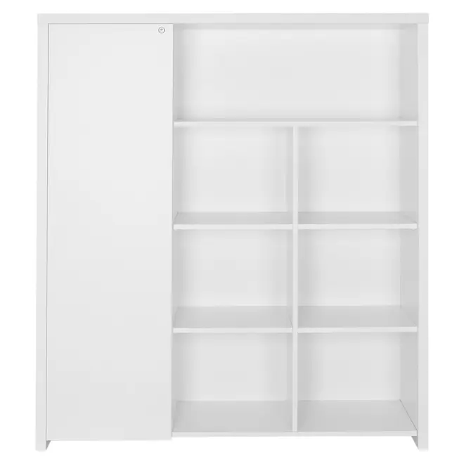 ARMÁRIO PARA ESCRITÓRIO ALTO 1 PORTA BOSS - BRANCO - Foto 1
