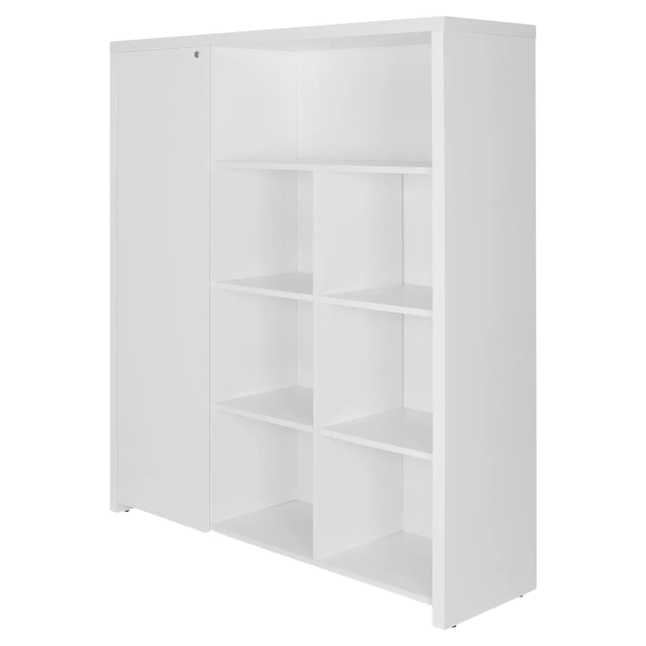 ARMÁRIO PARA ESCRITÓRIO ALTO 1 PORTA BOSS - BRANCO - Foto 2