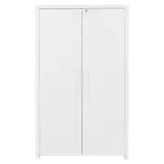 ARMÁRIO ALTO 2 PORTAS BOSS - BRANCO - Foto 1