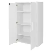 ARMÁRIO ALTO 2 PORTAS BOSS - BRANCO - Foto 4