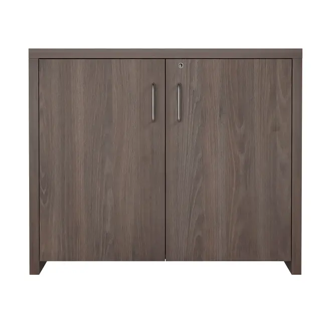 ARMÁRIO PARA ESCRITÓRIO BAIXO 2 PORTAS BOSS - GRAY BORNEO - Foto 1