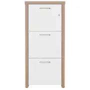 ARQUIVO 3 GAVETAS MADEIRA BOSS - OAK TAMMI/BRANCO - Foto 1