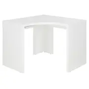 MESA DE CANTO 1,01 M X 1,01 M BOSS - BRANCO - Foto 1