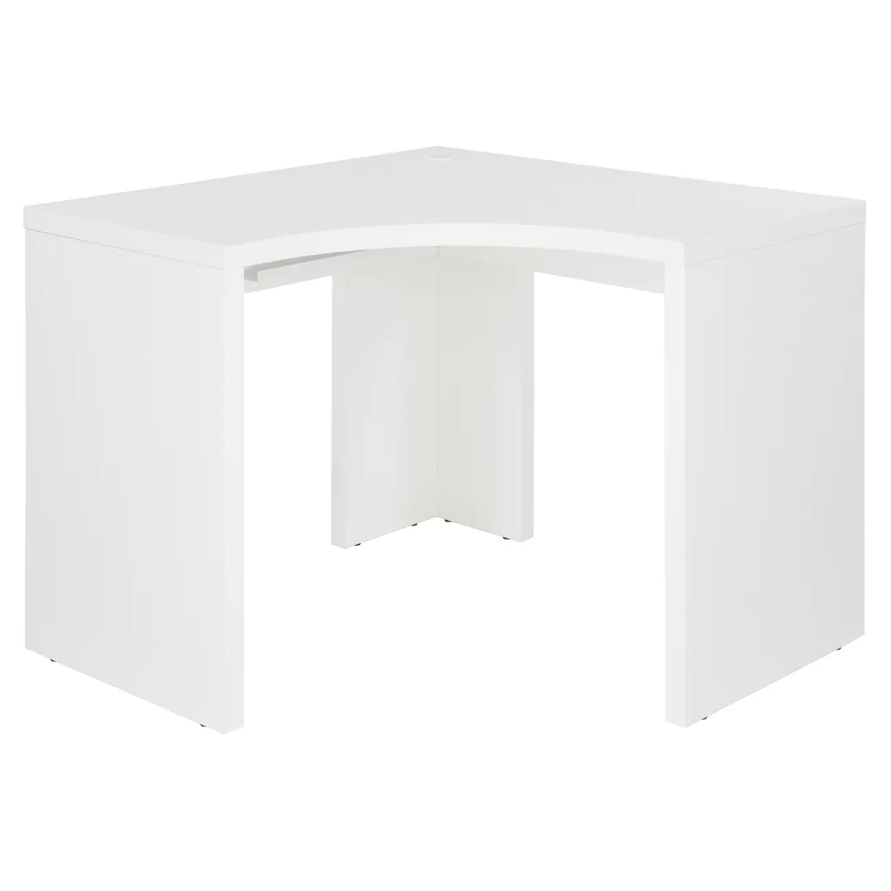 MESA DE CANTO 1,01 M X 1,01 M BOSS - BRANCO - Foto 1