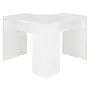 MESA DE CANTO 1,01 M X 1,01 M BOSS - BRANCO - Foto 4