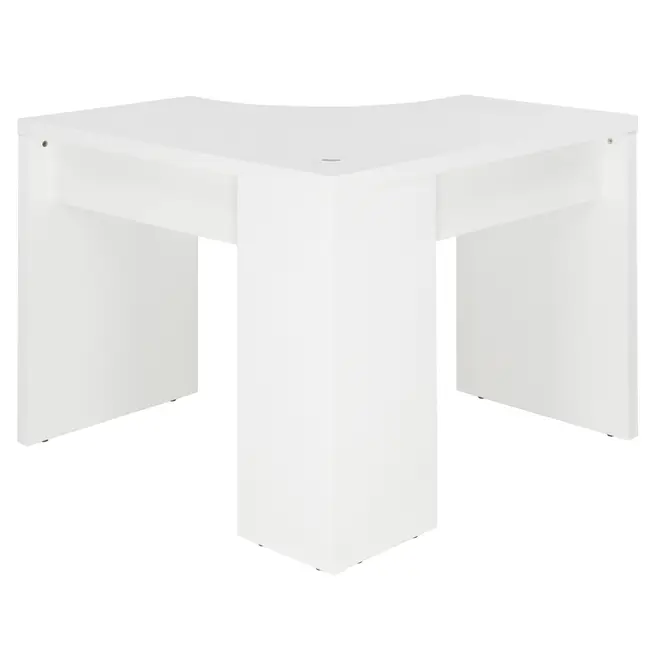 MESA DE CANTO 1,01 M X 1,01 M BOSS - BRANCO - Foto 4
