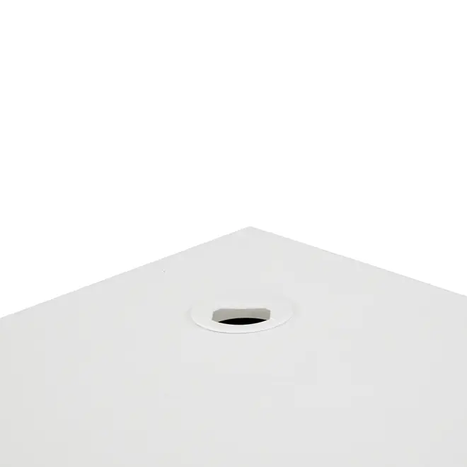 MESA DE CANTO 1,01 M X 1,01 M BOSS - BRANCO - Foto 6