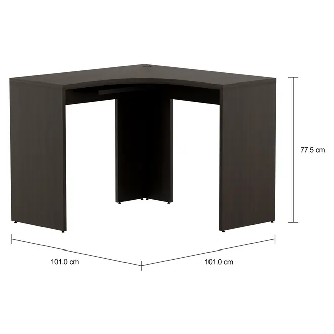 MESA DE CANTO 1,01 M X 1,01 M BOSS - GRAY BORNEO - Foto 2