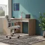 MESA DE CANTO 1,01 M X 1,01 M BOSS - OAK TAMMI/BRANCO - Foto 9