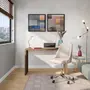 MESA DE ESCRITÓRIO 1,20 M X 51 CM BOSS - OAK TAMMI/BRANCO - Foto 8