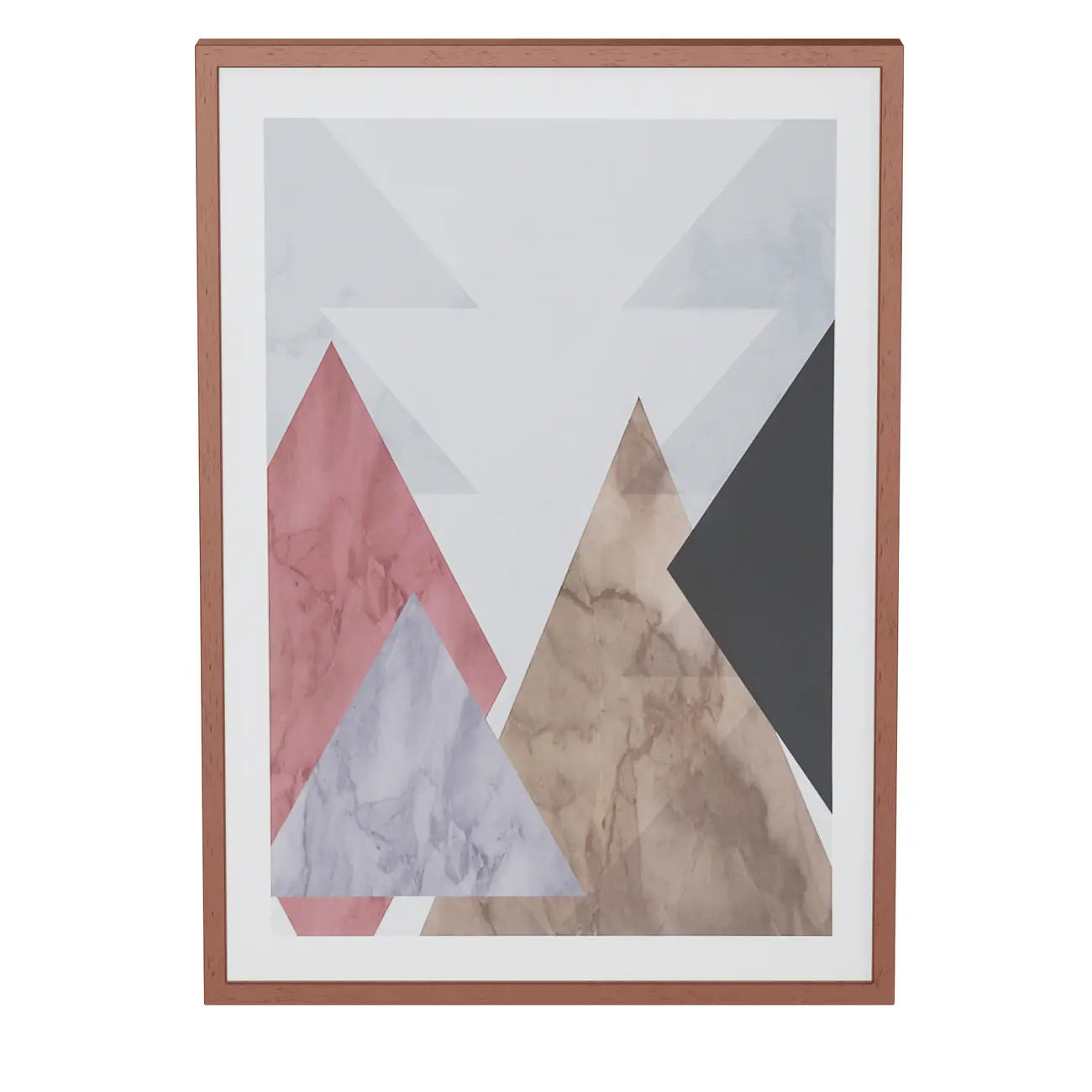 QUADRO 51 CM X 71 CM ANGOLARE II - COBRE/MULTICOR - Foto 1