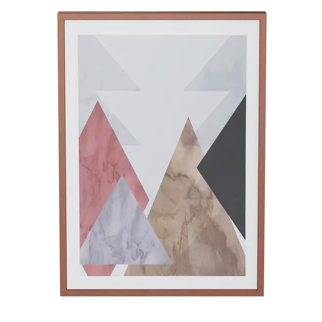 QUADRO 51 CM X 71 CM ANGOLARE II - COBRE/MULTICOR - Foto 1