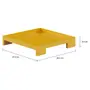 BANDEJA PARA BRAÇO DE SOFÁ 26 CM X 27 CM COLI - BANANA - Foto 2