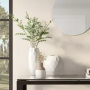 MILOS VASO 30 CM - BRANCO BRILHANTE - Foto 3