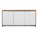 FREIJÓ/BRANCO - BUFFET 3 PORTAS/1 GAVETA 1,60 M X 46 CM INDOOR