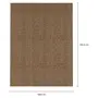 TAPETE 1,50 M X 2 M TRIPOLI - CASTANHO/NATURAL - Foto 8