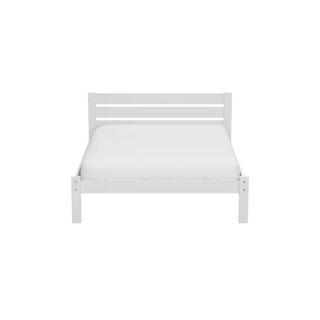 CAMA DE CASAL 1,38 M VILA - BRANCO/BRANCO - Foto 2