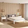 CAMA DE CASAL 1,38 M VILA - BRANCO/BRANCO - Foto 4