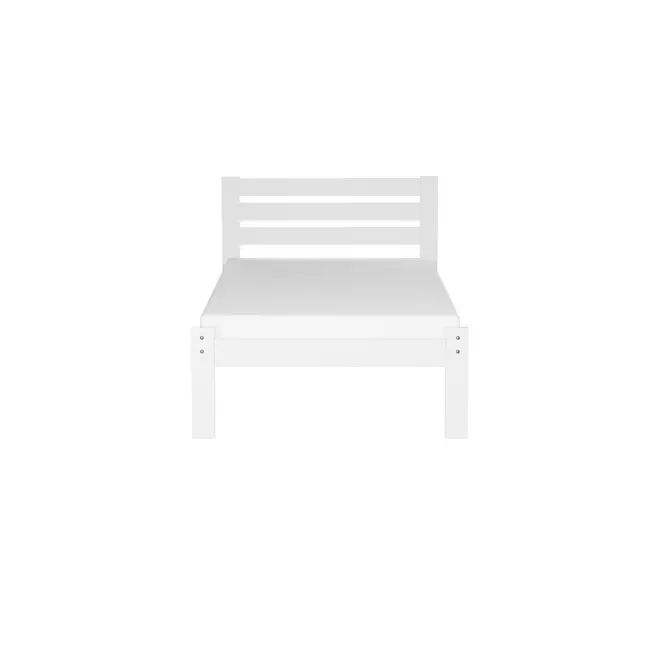 CAMA DE SOLTEIRO 88 CM VILA - BRANCO/BRANCO - Foto 4