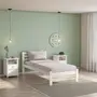 CAMA DE SOLTEIRO 88 CM VILA - BRANCO/BRANCO - Foto 7