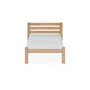 CAMA DE SOLTEIRO 88 CM VILA - AMÊNDOA/AMÊNDOA - Foto 2