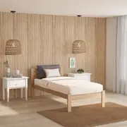 CAMA DE SOLTEIRO 88 CM VILA - AMÊNDOA/AMÊNDOA - Foto 4