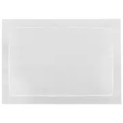 LUGAR AMERICANO TECIDO 50 CM X 35 CM LOUISE - BRANCO - Foto 1