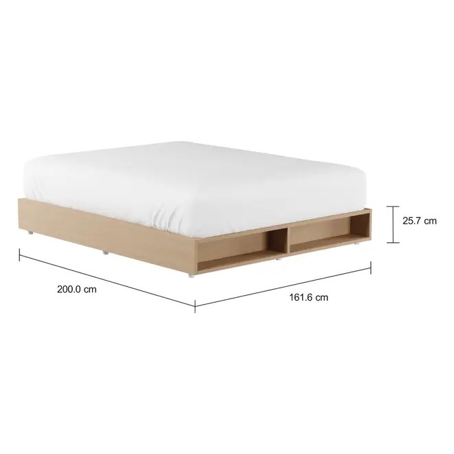 CAMA QUEEN 1,58 M GLIDE - NATURAL WASHED - Foto 7