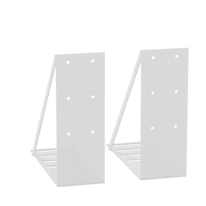 KIT COM 2 SUPORTES FRAME PARA CABECEIRA STAY - BRANCO - Foto 1