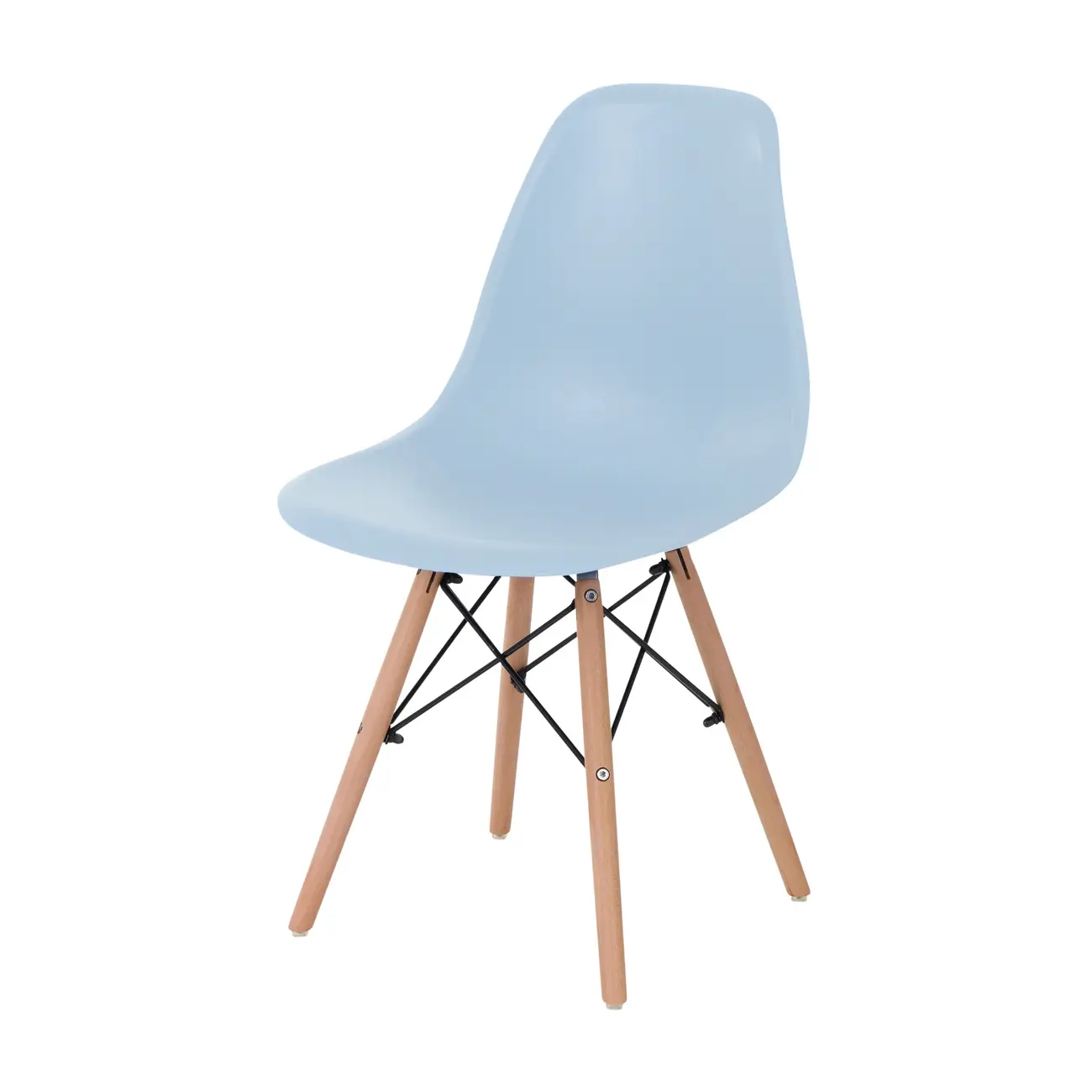 CONJUNTO COM 2 CADEIRAS EASY WOOD - FAIA/AZUL CLARO - Foto 2