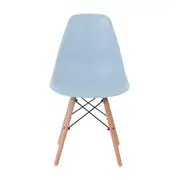 CONJUNTO COM 2 CADEIRAS EASY WOOD - FAIA/AZUL CLARO - Foto 3