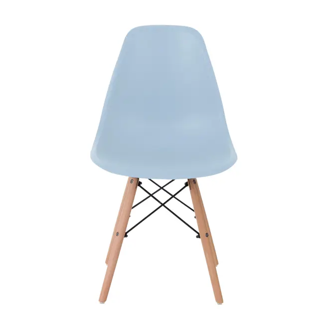 CONJUNTO COM 2 CADEIRAS EASY WOOD - FAIA/AZUL CLARO - Foto 3