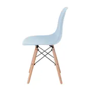 CONJUNTO COM 2 CADEIRAS EASY WOOD - FAIA/AZUL CLARO - Foto 4
