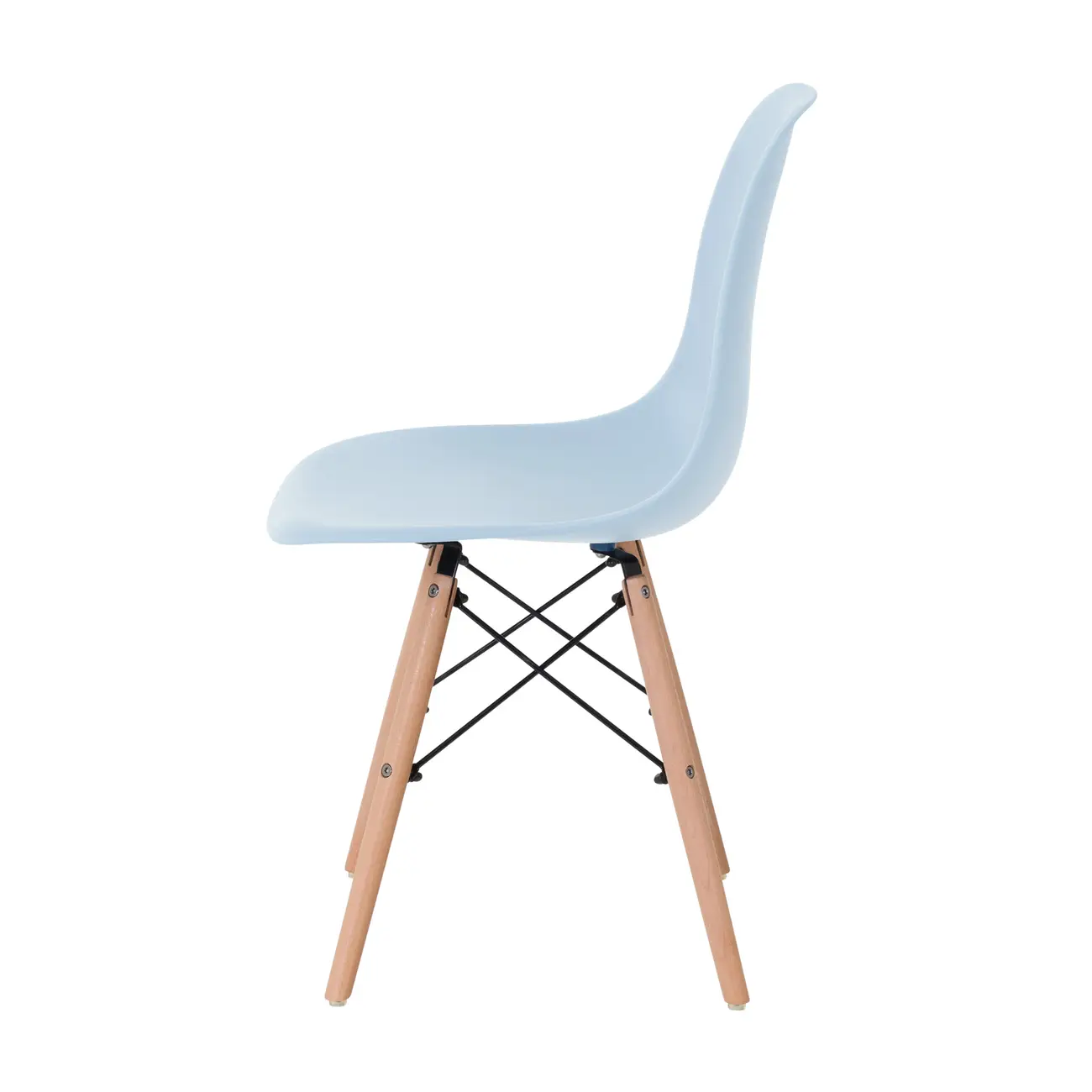 CONJUNTO COM 2 CADEIRAS EASY WOOD - FAIA/AZUL CLARO - Foto 4