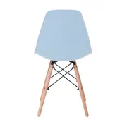 CONJUNTO COM 2 CADEIRAS EASY WOOD - FAIA/AZUL CLARO - Foto 5