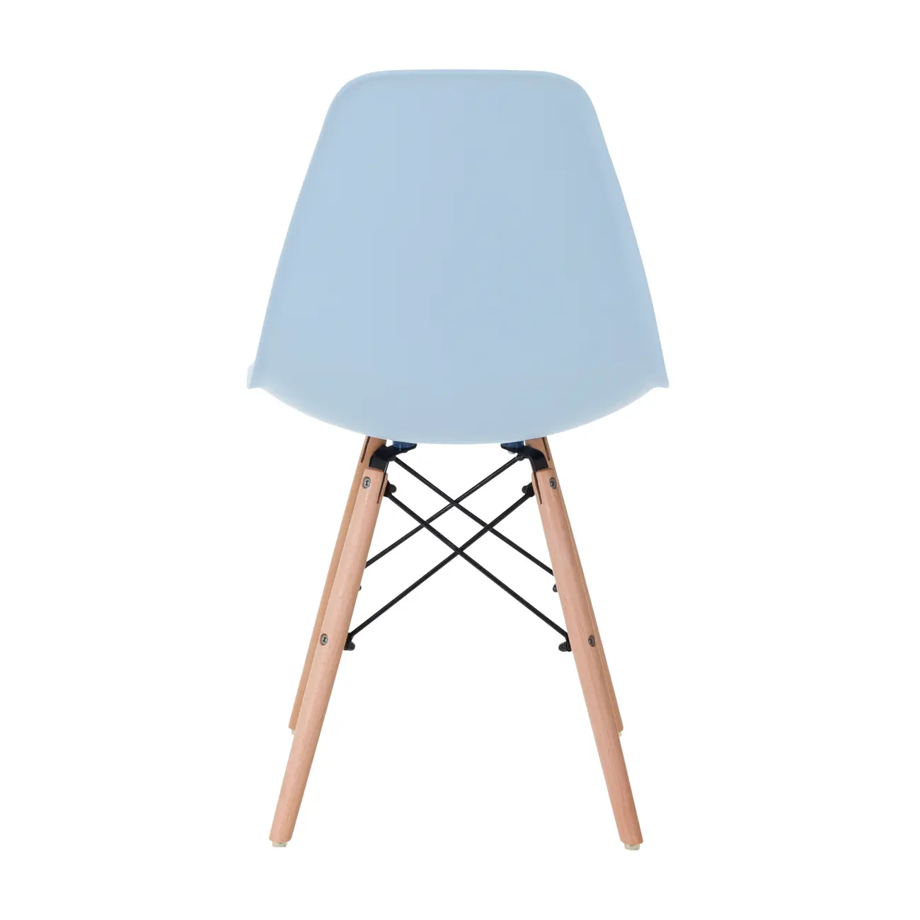 CONJUNTO COM 2 CADEIRAS EASY WOOD - FAIA/AZUL CLARO - Foto 5