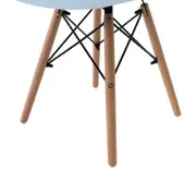 CONJUNTO COM 2 CADEIRAS EASY WOOD - FAIA/AZUL CLARO - Foto 7