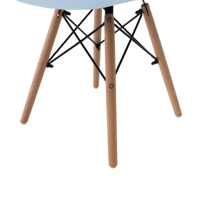 CONJUNTO COM 2 CADEIRAS EASY WOOD - FAIA/AZUL CLARO - Foto 7