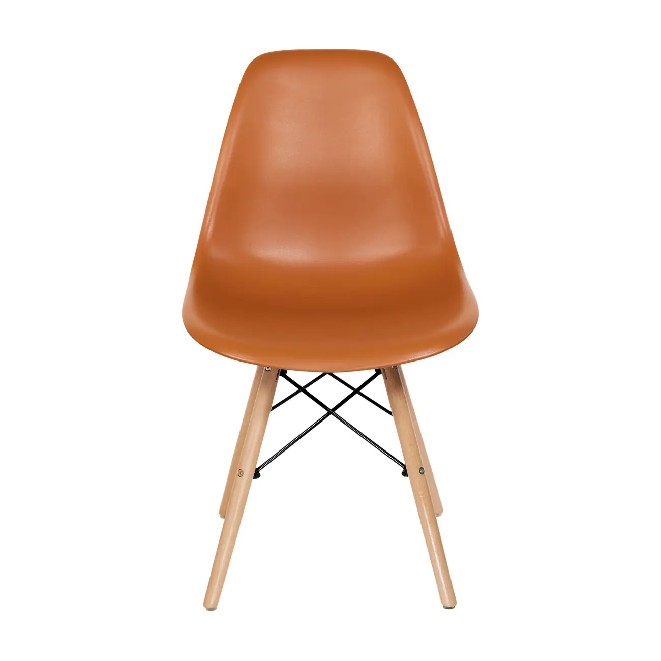 CONJUNTO COM 2 CADEIRAS EASY WOOD - FAIA/TERRACOTA - Foto 3