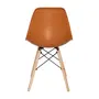 CONJUNTO COM 2 CADEIRAS EASY WOOD - FAIA/TERRACOTA - Foto 5