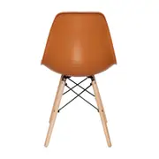 CONJUNTO COM 2 CADEIRAS EASY WOOD - FAIA/TERRACOTA - Foto 5