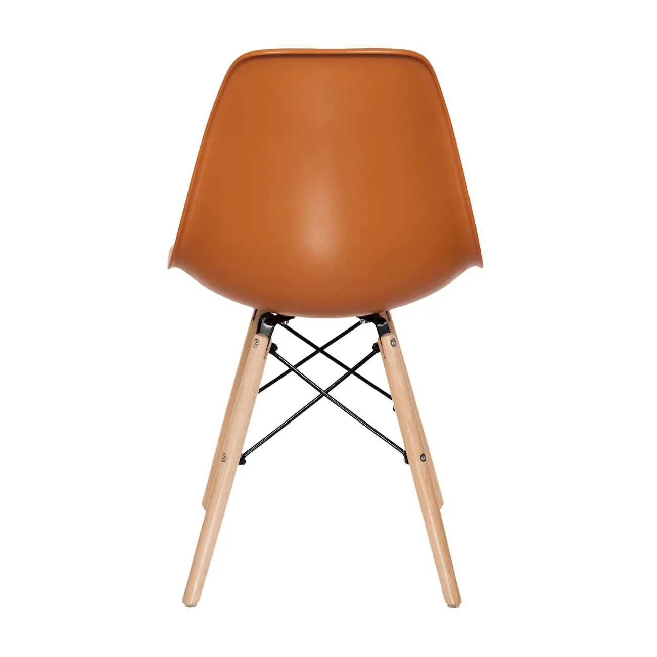 CONJUNTO COM 2 CADEIRAS EASY WOOD - FAIA/TERRACOTA - Foto 5