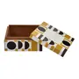CAIXA DECORATIVA 7 CM X 16 CM X 16 CM WEENE - PRETO/MARROM - Foto 4