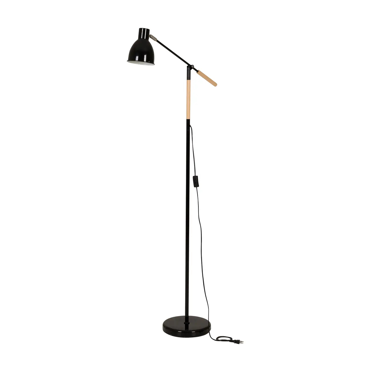 LUMINÁRIA DE CHÃO STEM - PRETO/MANGO - Foto 1