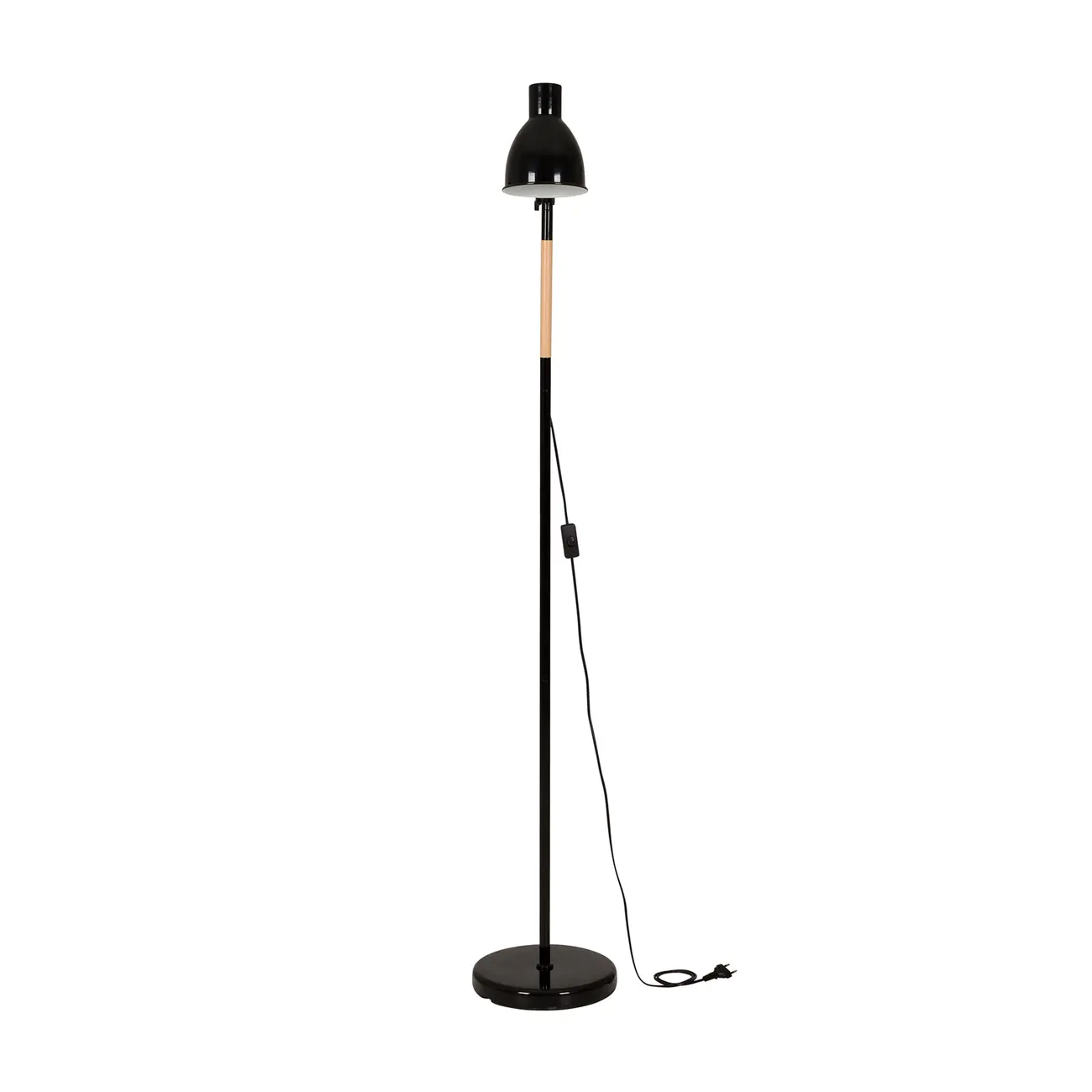 LUMINÁRIA DE CHÃO STEM - PRETO/MANGO - Foto 4