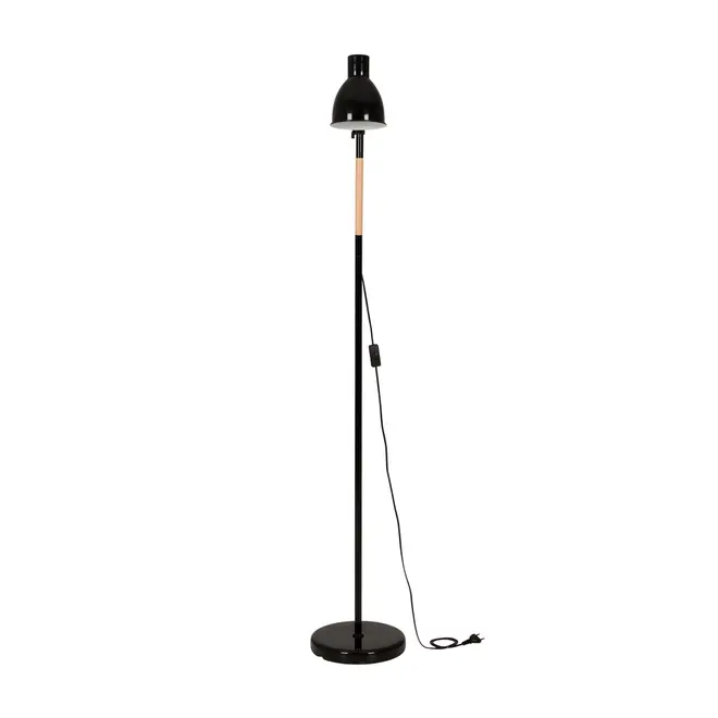 LUMINÁRIA DE CHÃO STEM - PRETO/MANGO - Foto 4