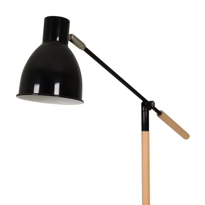 LUMINÁRIA DE CHÃO STEM - PRETO/MANGO - Foto 6