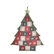CALENDÁRIO DE PAREDE HOHO HOME - VERMELHO HINDU/VERDE - Foto 1